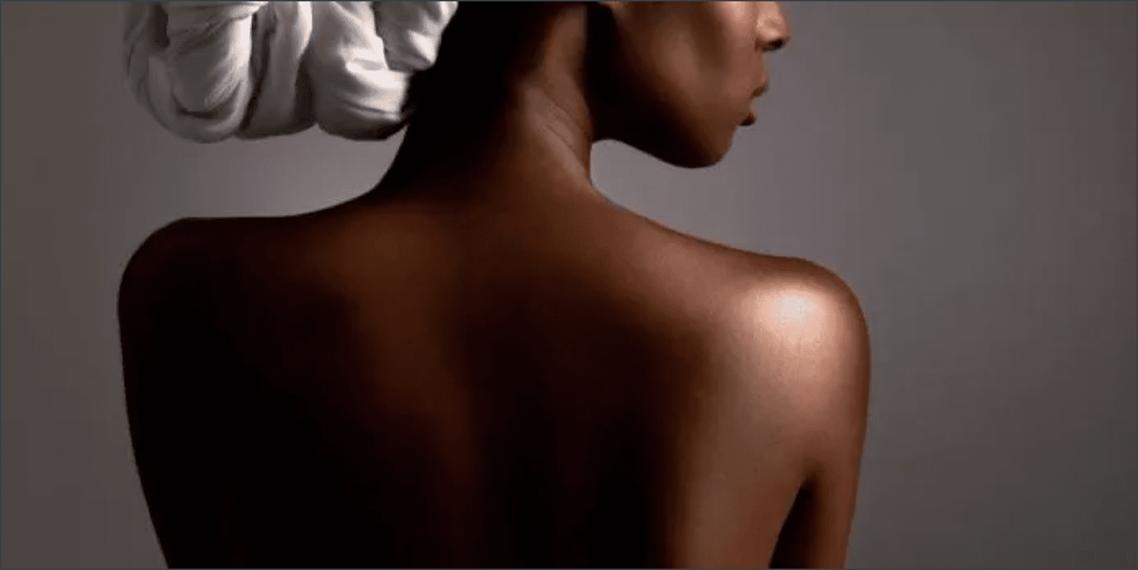 Woman's bare back